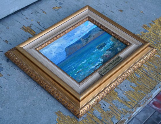 Storm at sea. Cape Kuron