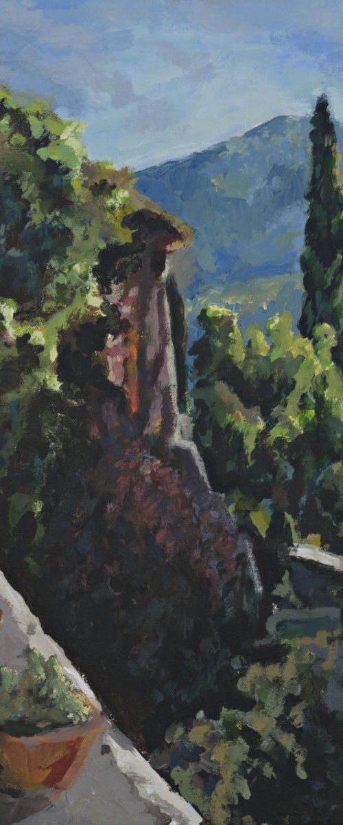The Monastery at Valldemossa by R J Burgon