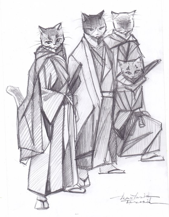 Samurai Cats