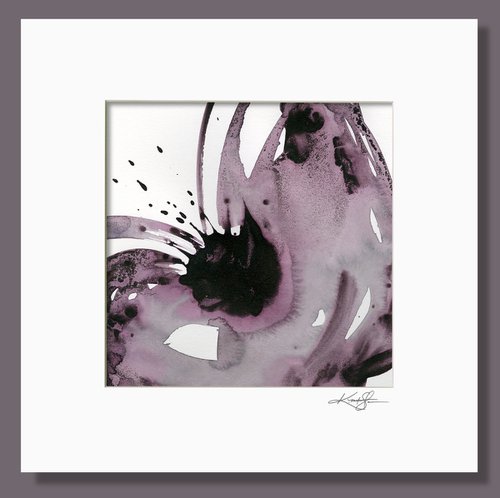 Organic Impressions 705 - Abstract Flower Painting by Kathy Morton Stanion by Kathy Morton Stanion