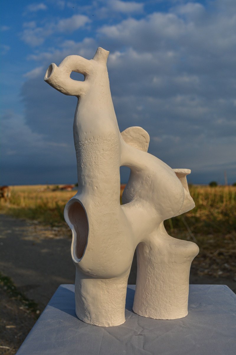 Clay Sculpture , An Ephemeral Monument By Ivan Stoyanov, 11 X 15, Artwork For Sale On Artfinder