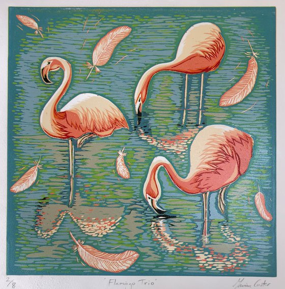 Flamingo Trio