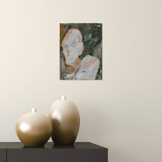 Portrait of a bald girl