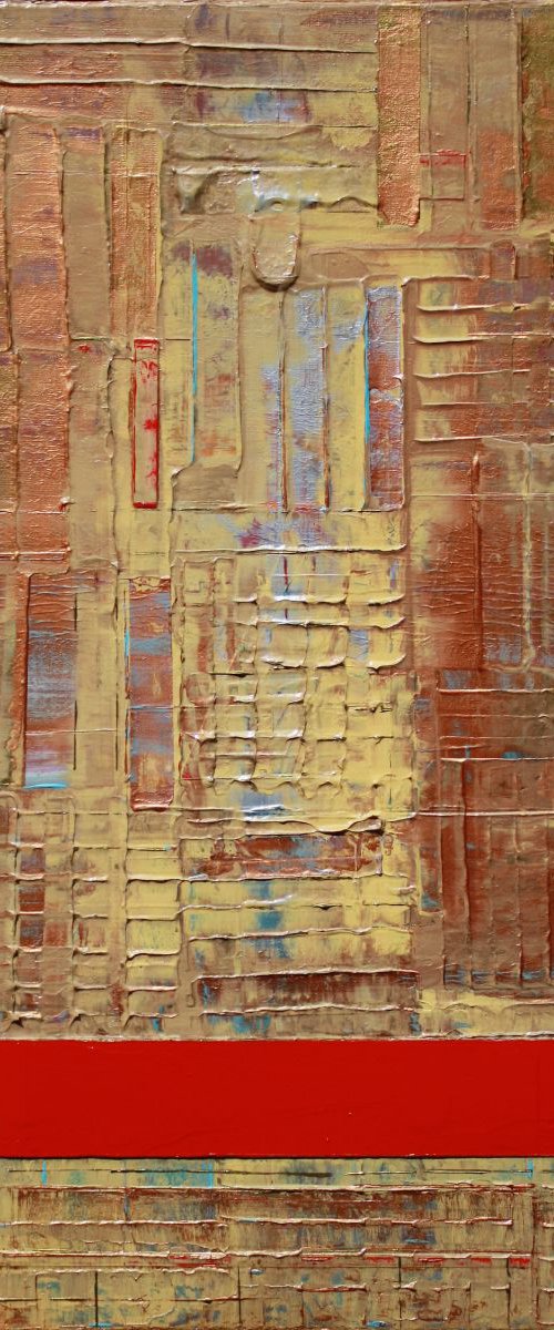 Abstract Primitive Mosaic Concept by Robert Lynn