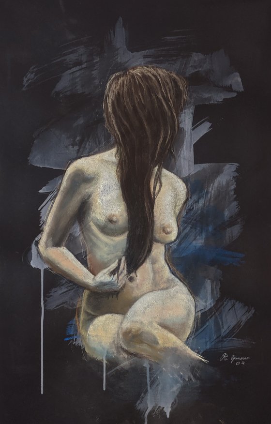 Soft Pastels Nude Study
