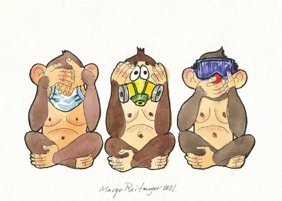 Three Wise Monkeys #8