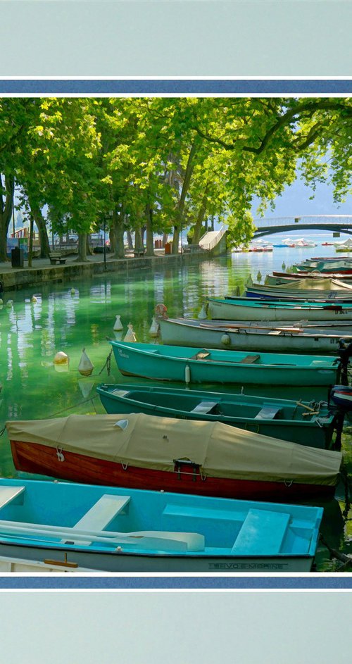 Annecy France Pont Des Amours by Robin Clarke