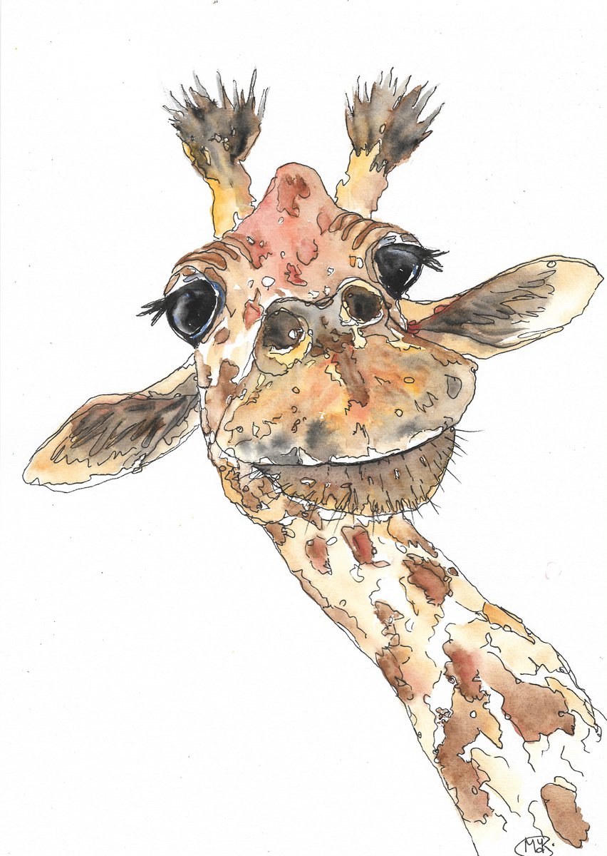 Giraffe by MARJANSART