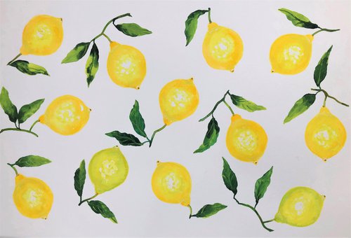 Winter time is lemon's time by Lena Smirnova