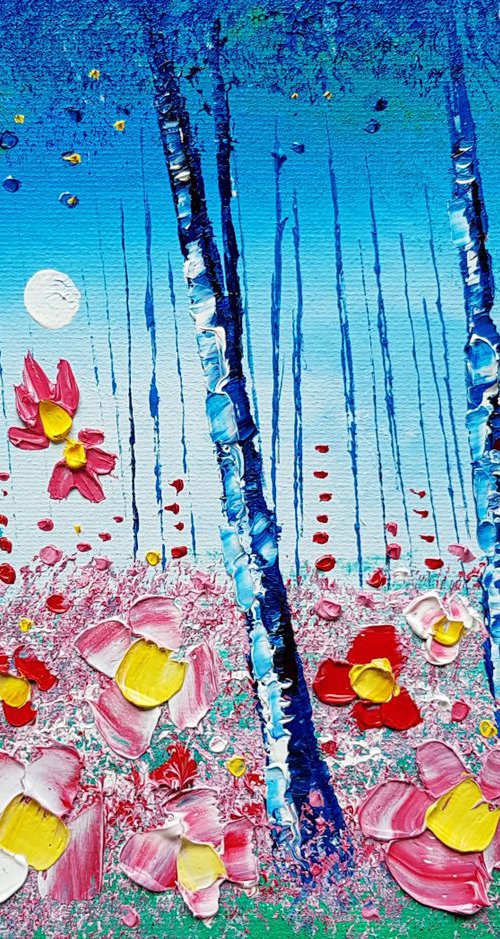 "Misty Forest & Flowers in Love" by Phil Broad