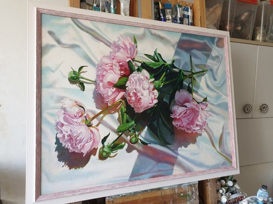 "Flowers harvested at noon."   peonies flower 2020