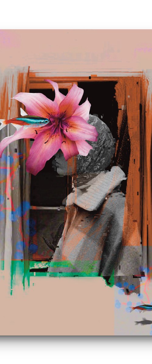 Human emotion on window by Alina Lobanova