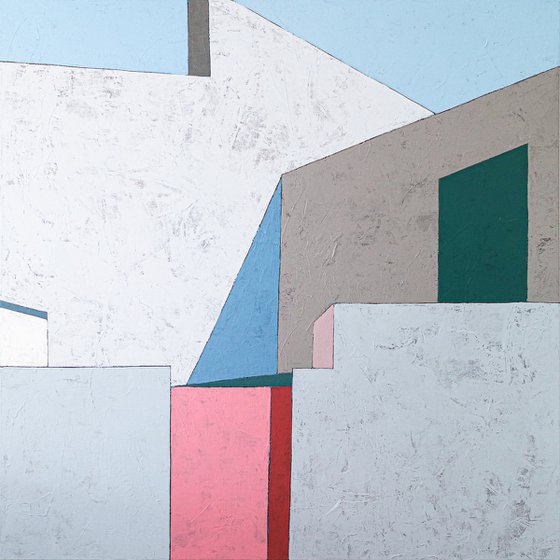 Afternoon  3 p.m. (Original, 46"x46" | 116x116 cm)