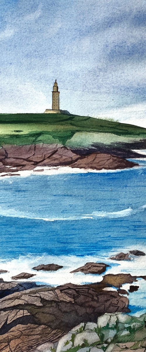 A view of the Hercules Tower by Tetiana Koda