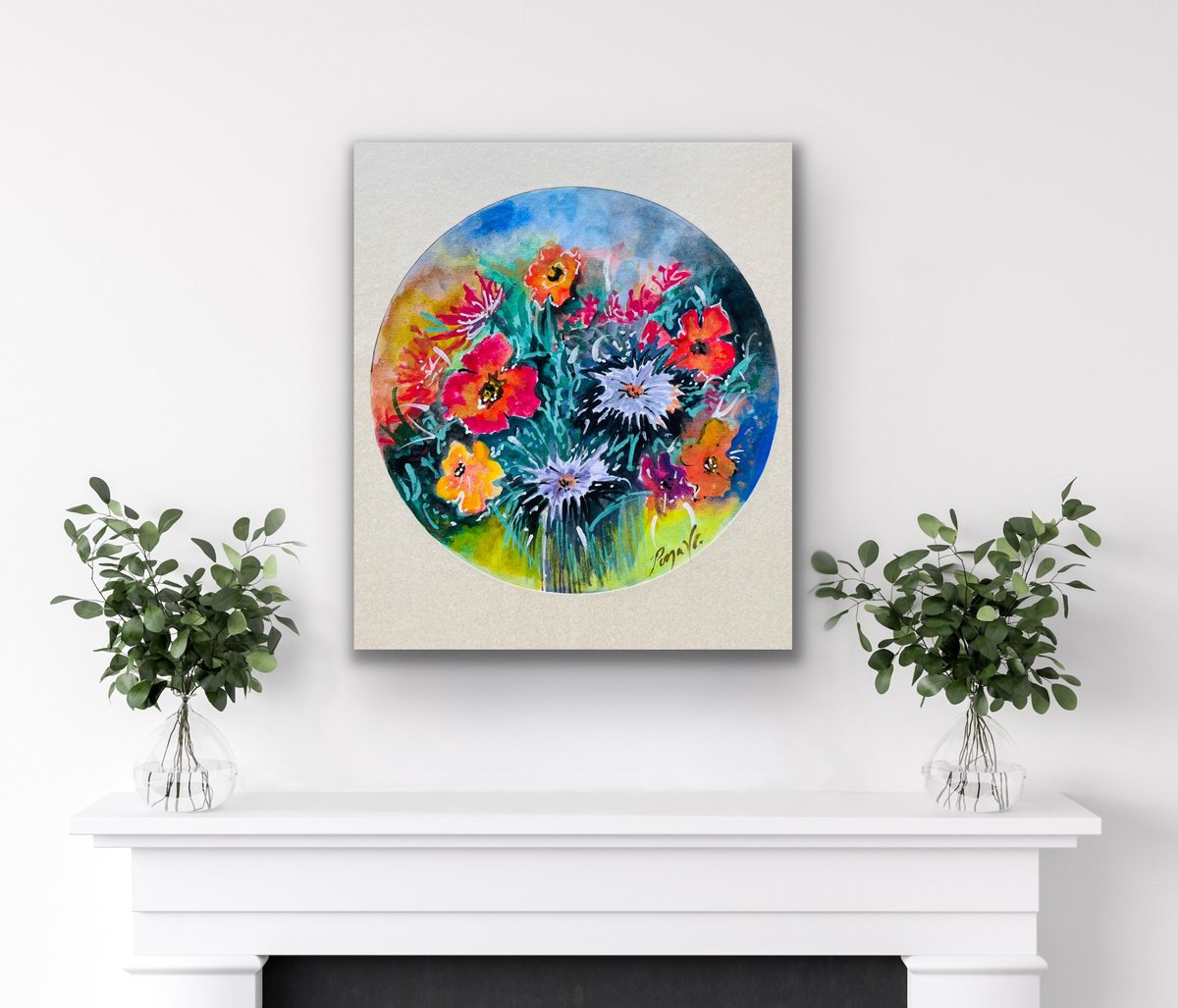 Photorealistic Botanical Watercolour By Pooja Verma, 9 X 11", New Beginning, Original Artwork