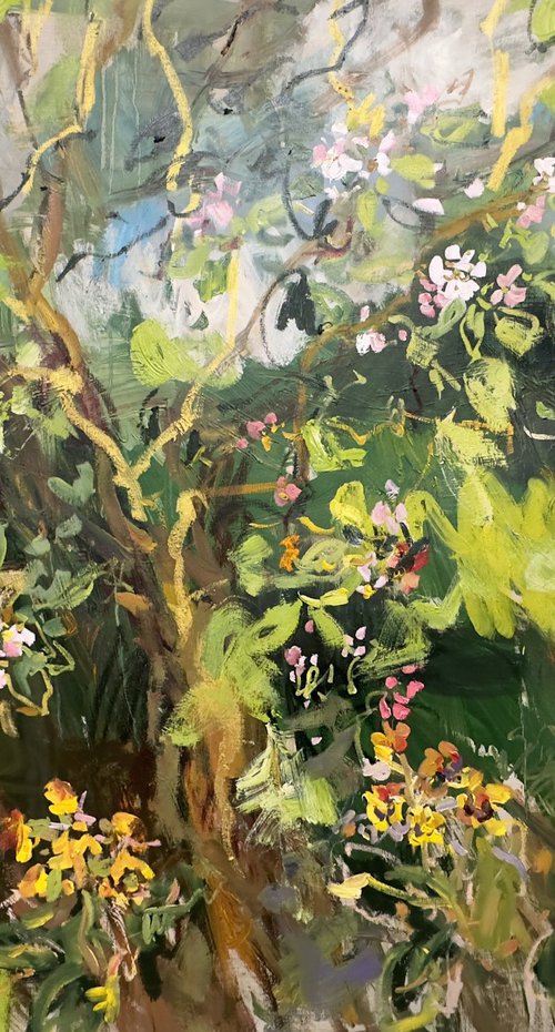 Spring garden by Lilia Orlova-Holmes