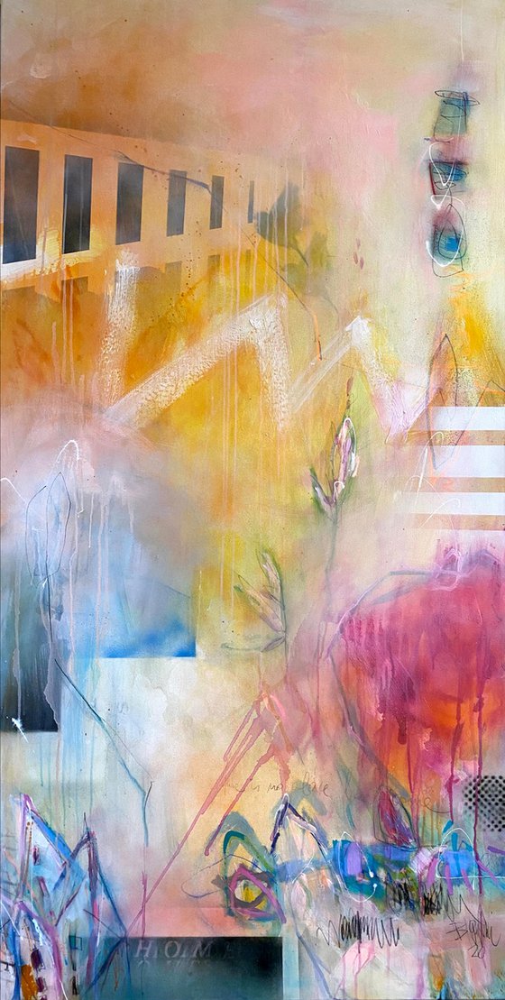 There is no place like home  (diptychon) 200x200cm