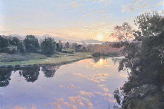 September 5, sunrise over the Loire