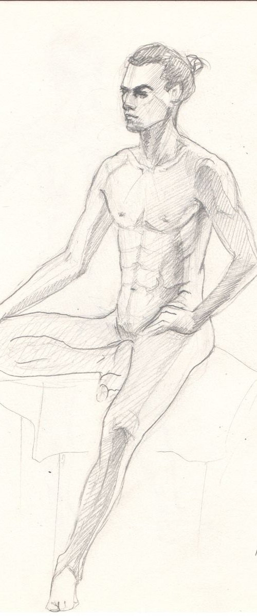 Sketch of Human body. Man.53 by Mag Verkhovets