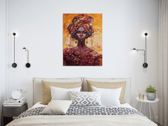 African Queen portrait