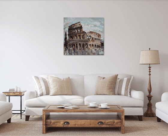 Colosseum - Italy Original oil painting