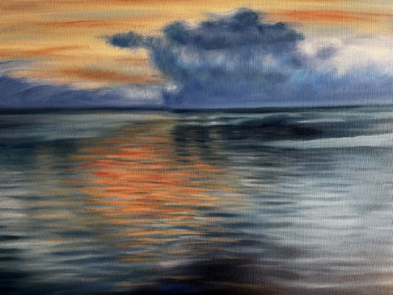 Dawn over Mediterranean: Homebound