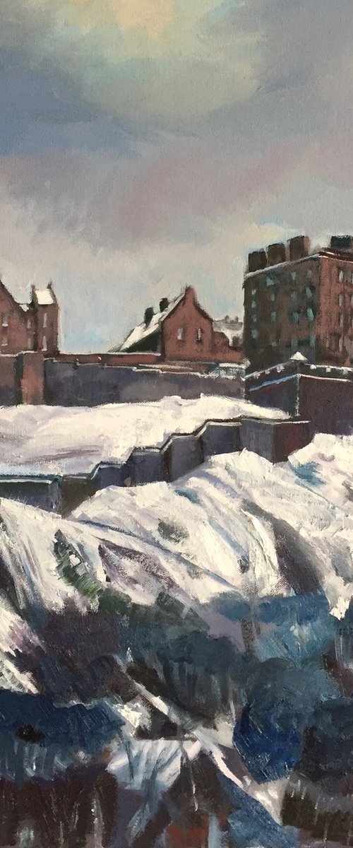 'Still Winter, Edinburgh Castle' by Stephen Howard Harrison