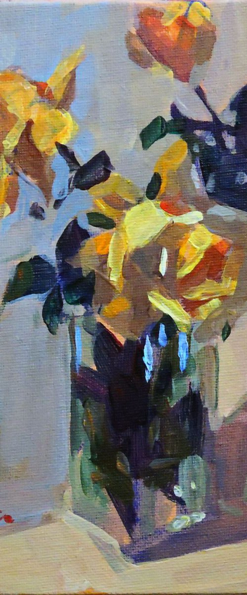 Yellow roses by Michelle Chen