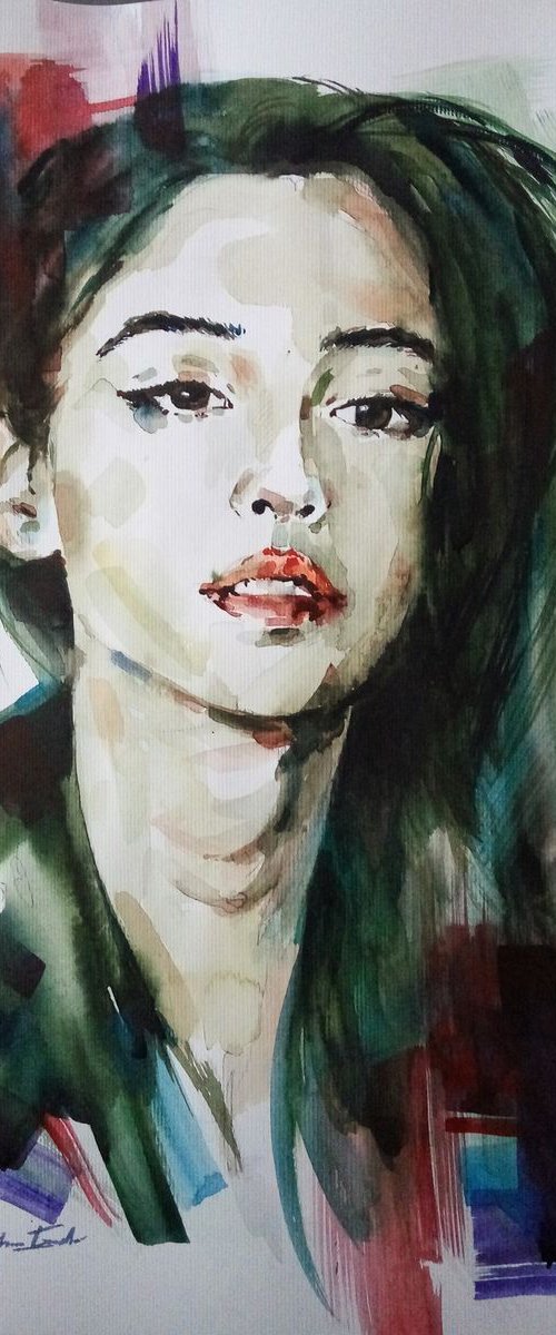 Woman portrait by Artem Grunyka