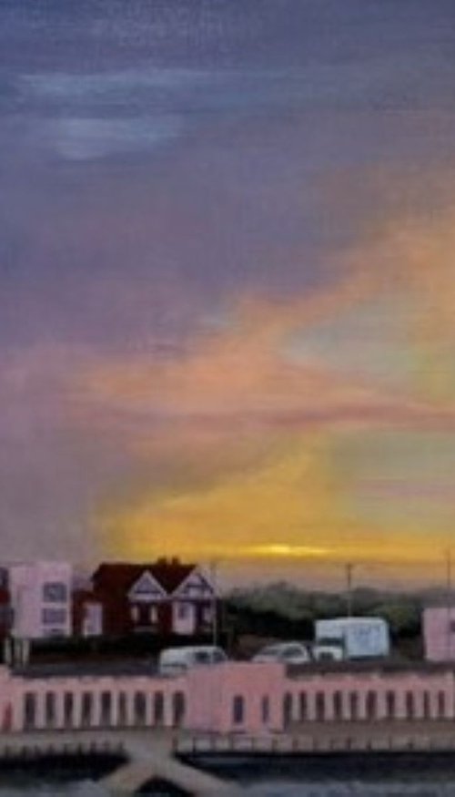 Setting Sun Westgate-on-Sea, Kent by Gary Obee
