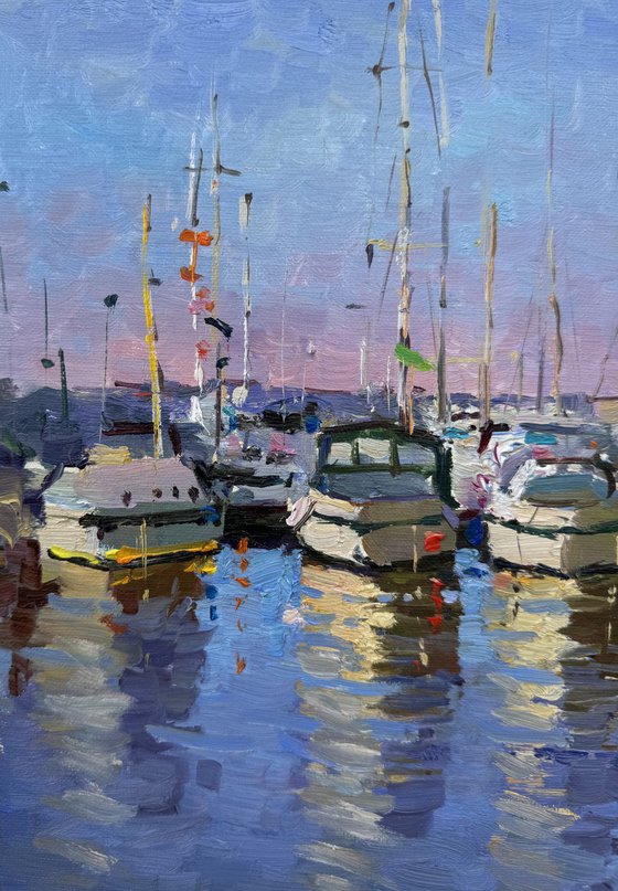 Yachts in the Harbor