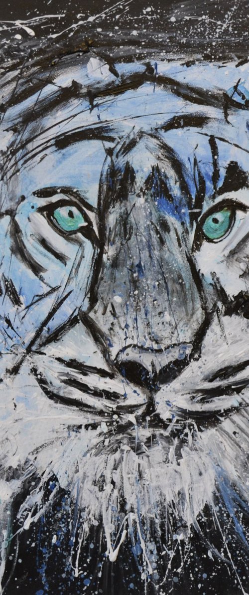 Le tigre aux yeux verts by ÂME SAUVAGE