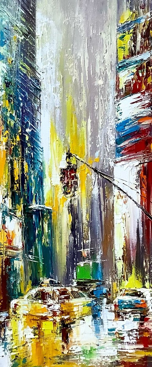 Snow in New York by Olena  Romanenko