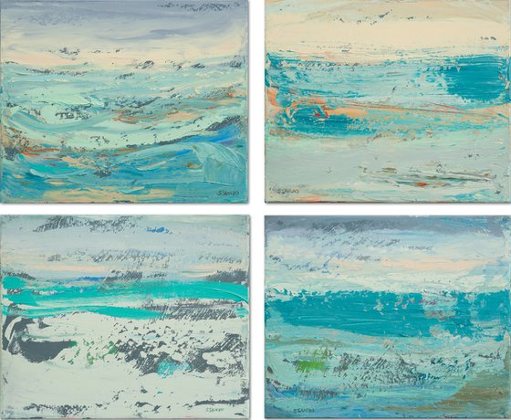 Four emotional seascapes