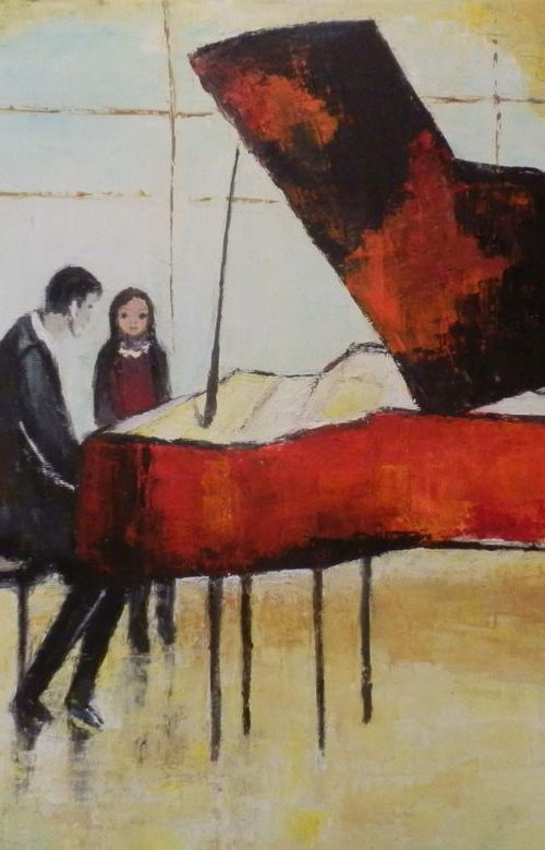 Piano lesson by Maria Karalyos