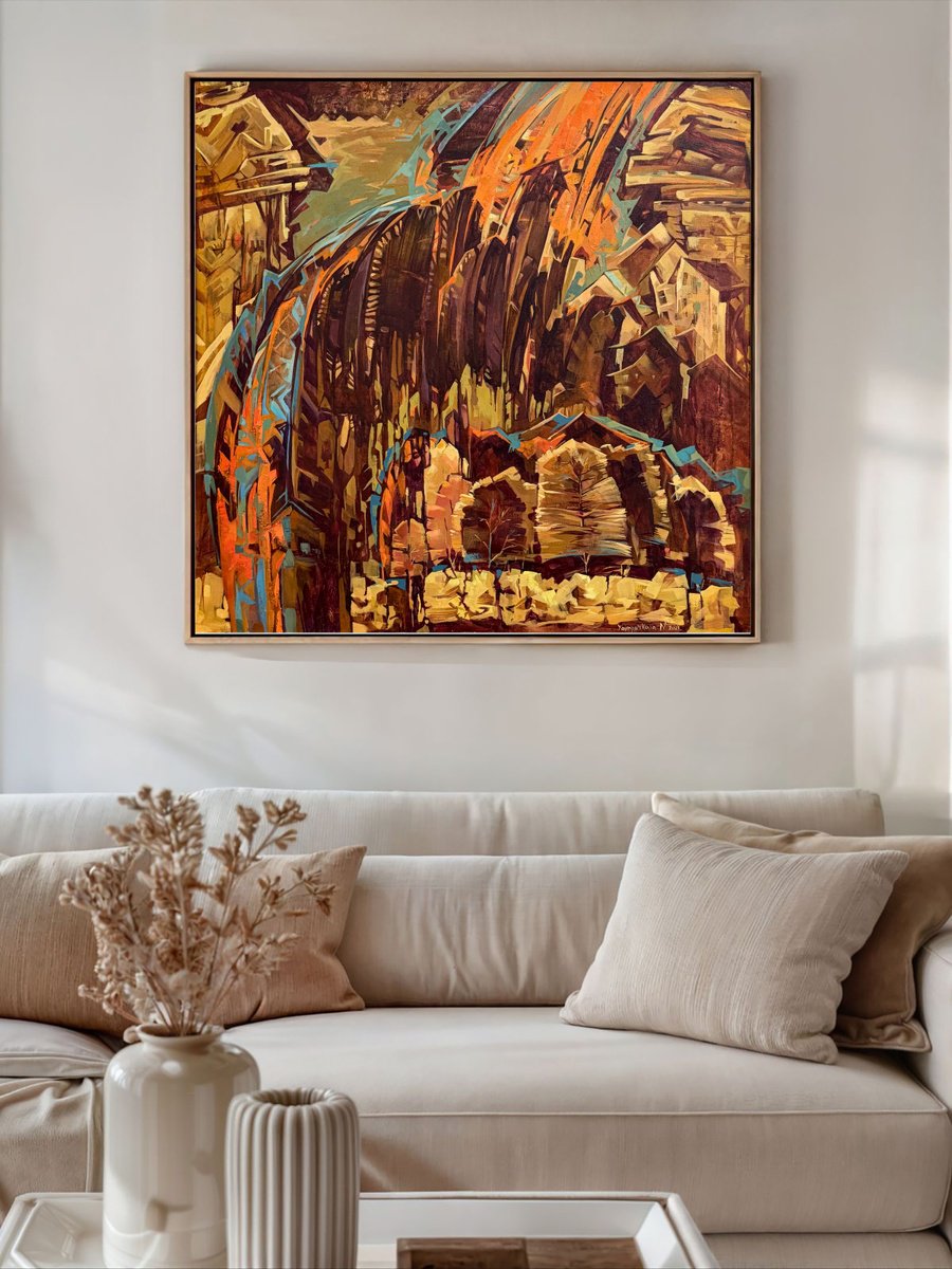 New Life By Natalia Yampolskaia, 33 X 33, Artwork For Sale On Artfinder