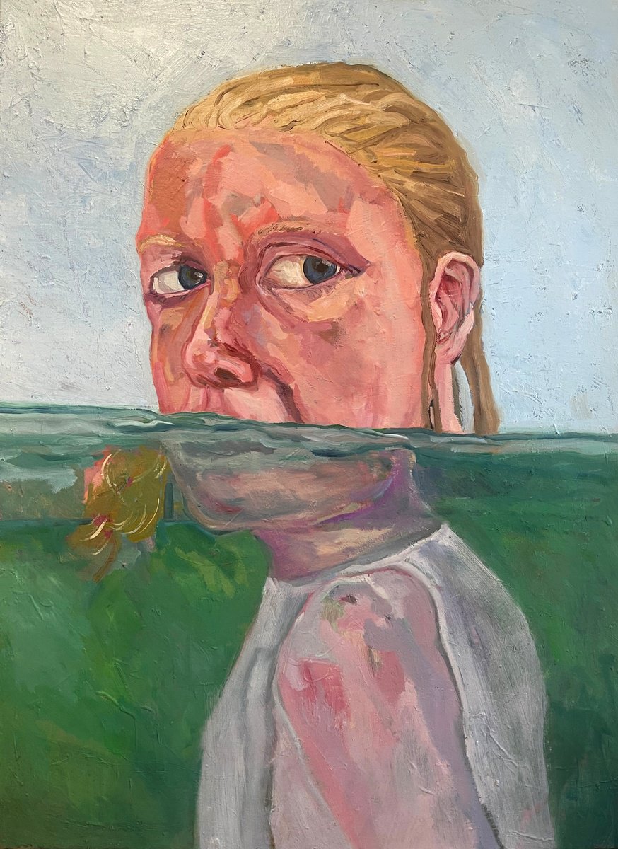 Expressive Oil Painting , Fragment I By Ulli Schmitt, 24 X 31, Artwork For Sale On Artfinder