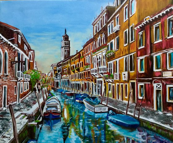 Venice. Sunset in Venice . On sale