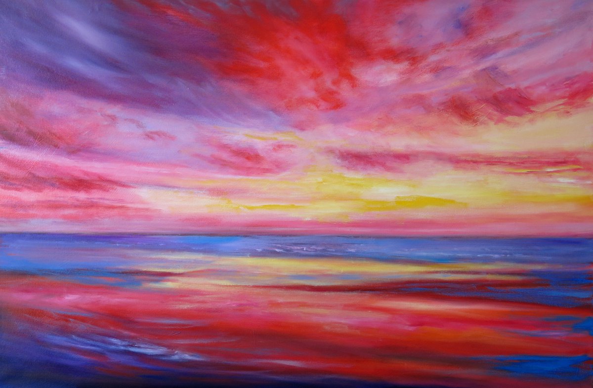 Vivid Sunset by Maureen Greenwood