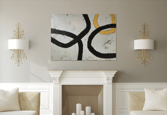 Connected - Large abstract artwork