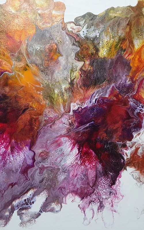 Purple Flames by Deimante Bruzguliene