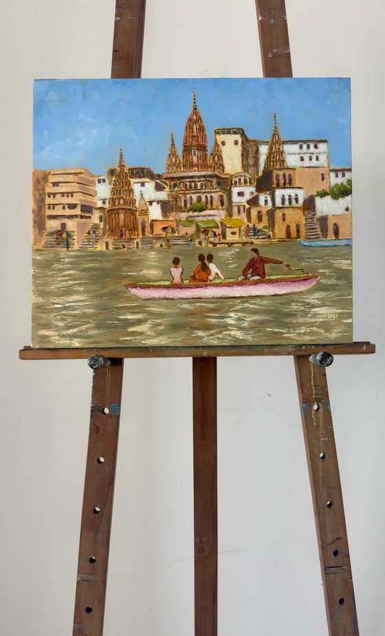 Benaras - Temples at Manikarnika Ghat