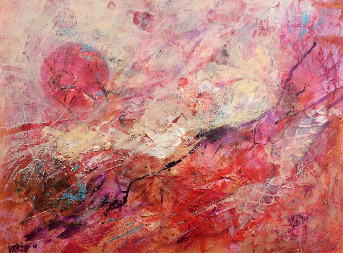 Soft Magenta Sun by Lynn Presland
