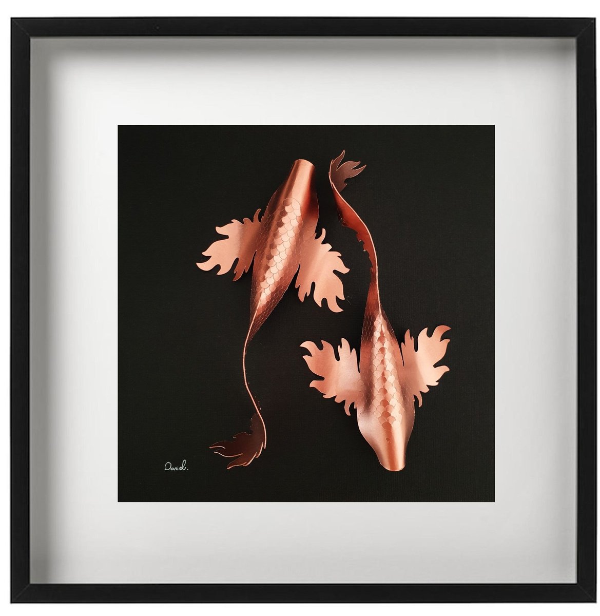 2 EXTRA BIG FANTASY COPPER KOI #9 by Daniel A du Preez