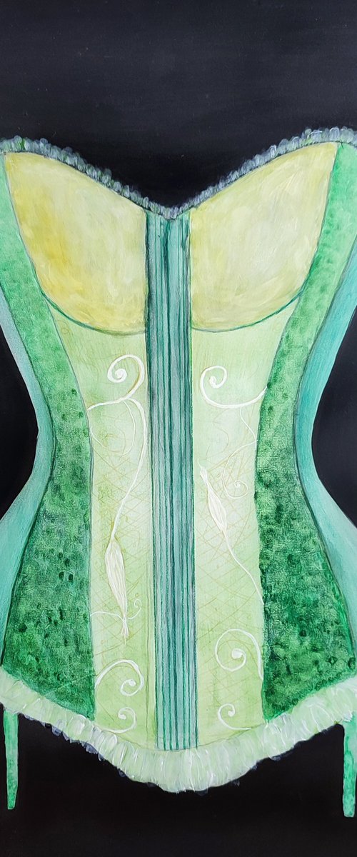 Women's corset by Kira K. Sadian