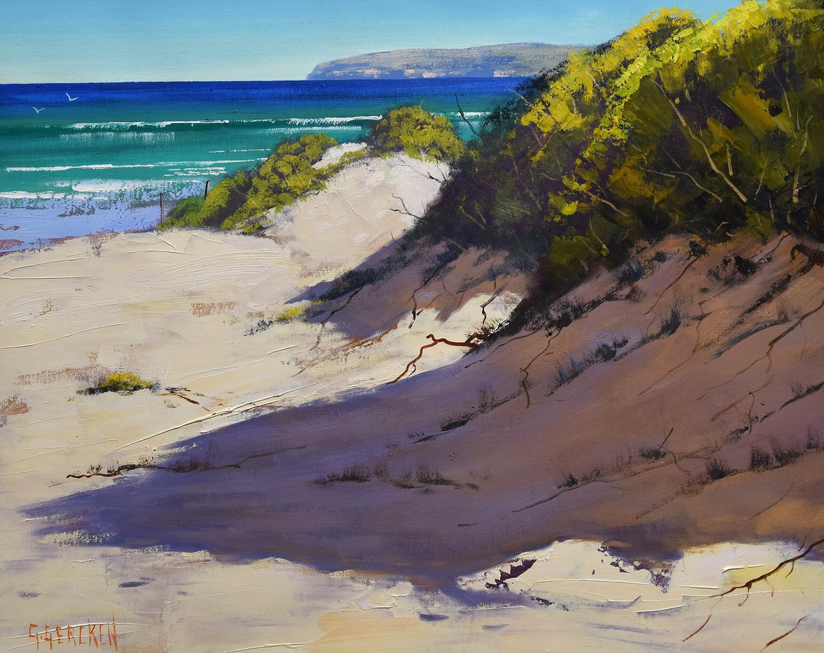 Australian coastline beach dune paintings by Graham Gercken