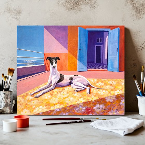 Keeper of the Light. Spanish Greyhound