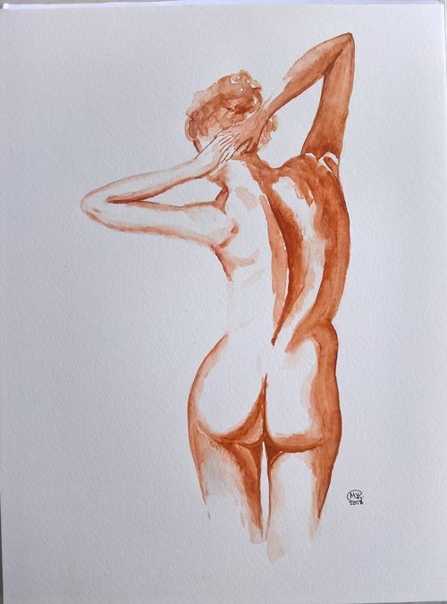 Nude Back by MARJANSART