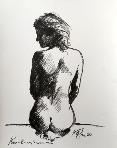 Kneeling Woman by David Kofton