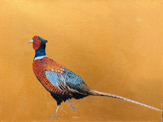 Pheasant ~ on Gold